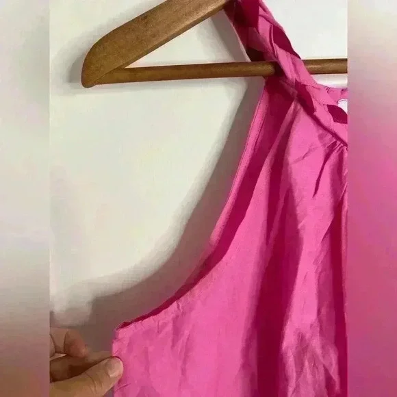 BNWT Coral Bay Pink Ombré  Cotton Dress with Braided Straps size M - Picture 5 of 9